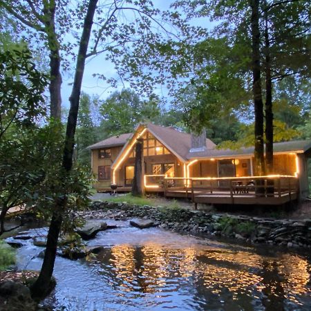Secluded Chalet On Stream-Mins To Camelback 坦纳斯维尔 外观 照片